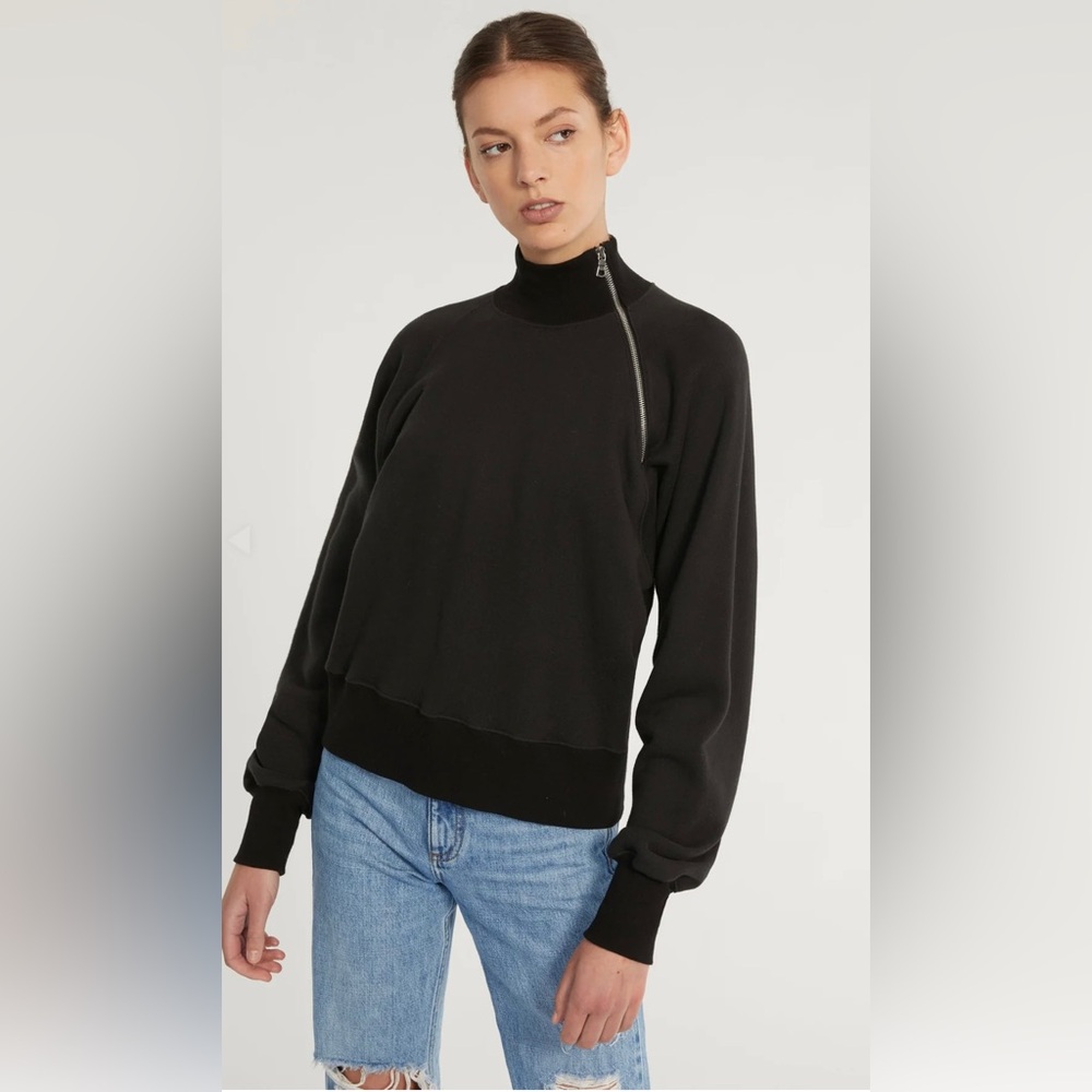 MARISSA WEBB Neck Zip Sweatshirt